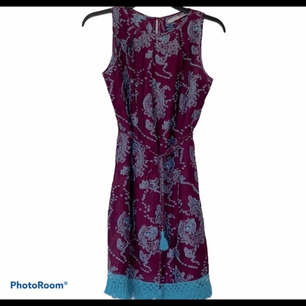 Embroidered light weight sleeveless dress